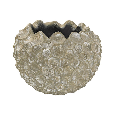 Vivo Coral Texture Vessel In Warm White Wash