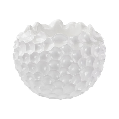 Vivo Coral Texture Vessel In White