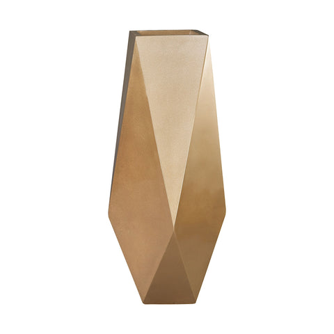 Qattara Planter In Champagne Gold