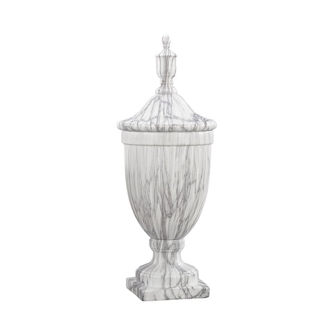 Neuchatel Faux Marble Ceramic Urn - Large