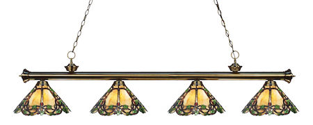 Z-Lite Riviera 4 Light Billiard Light 200-4AB-Z14-37