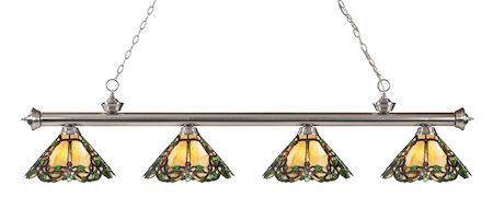 Z-Lite Riviera 4 Light Billiard Light 200-4BN-Z14-37