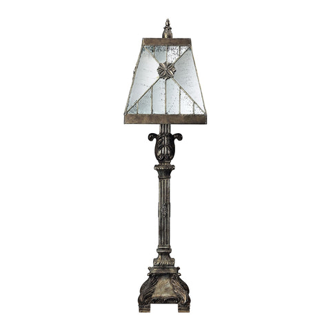 Surrency Buffet Lamp With Mirrored Glass Shade