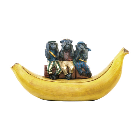 Three Wise Monkeys Decorative Display Dish