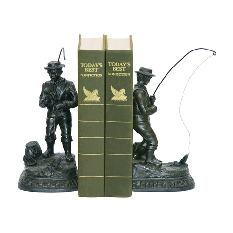 Pair Fish On Line Bookend