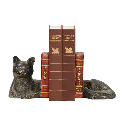 Pair Cat Napping Bookends