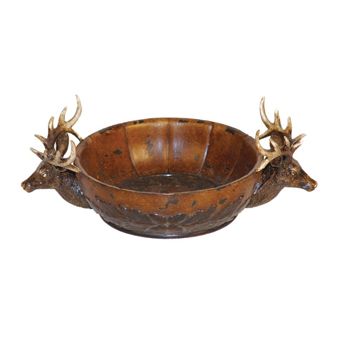 Stag Red Deer Display Bowl