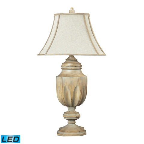 Lone Oak Bleached Wood LED Table Lamp