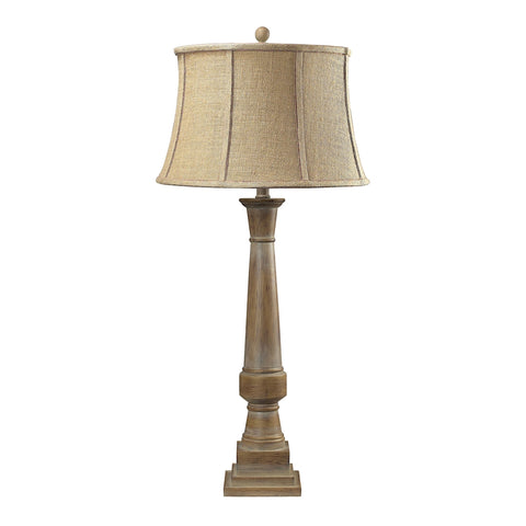 Lyerly 1 Light Table Lamp In Bleached Wood