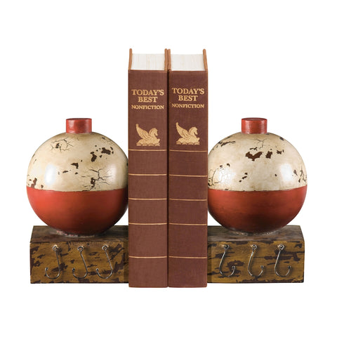 Pair Of Fishing Bobber Bookends