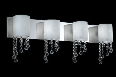 Z-Lite Jewel 4 Light Vanity Light 871CH-4V-LED