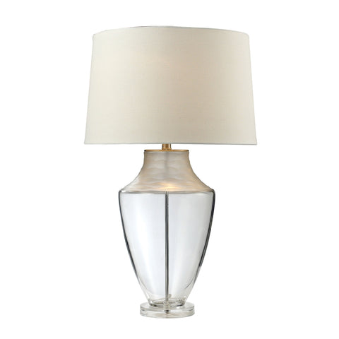 30" Spin Cut Glass Table Lamp