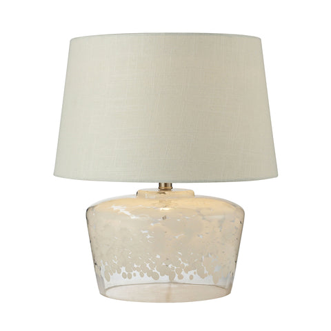 18" Flurry Frit Well Boutique Glass  Table Lamp