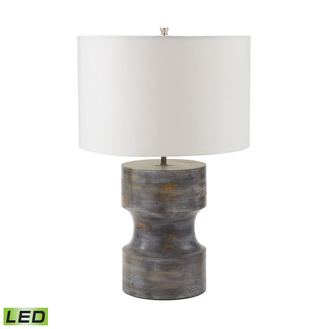 Dumbell LED Table Lamp in Grey