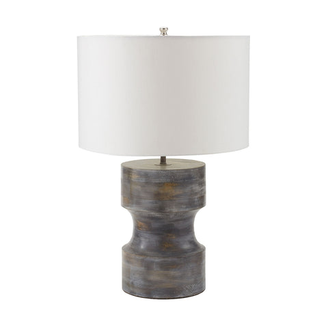 Dumbell Table Lamp in Grey