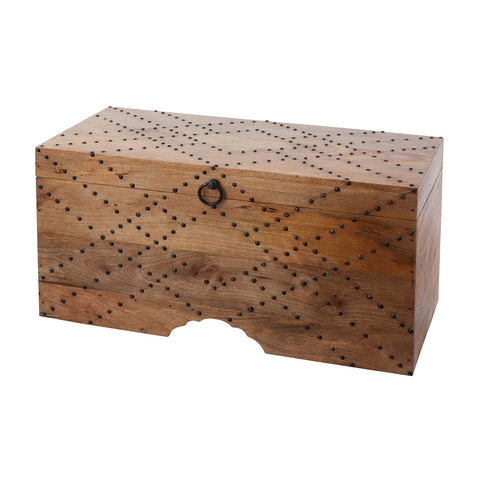 Plaid Nail Head Chest