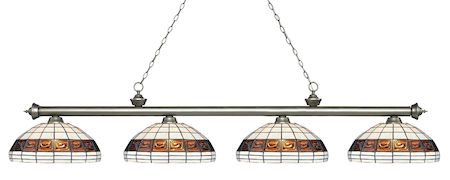 Z-Lite Riviera 4 Light Island/Billiard Light 200-4AS-F14-1