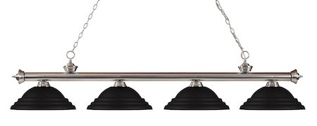 Z-Lite Riviera 4 Light Billiard Light 200-4BN-SMB