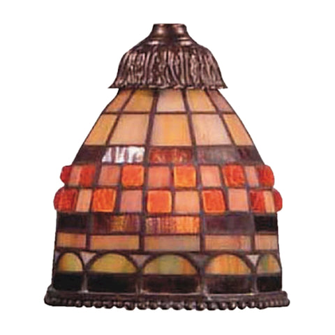 Mix-N-Match 1 Light Jewelstone Tiffany Glass Shade