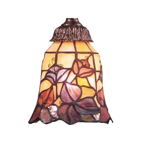 Mix-N-Match 1 Light Floral Glass Shade