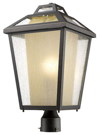Z-Lite Memphis Outdoor 1 Light Outdoor Post Mount Light 532PHBR-ORB