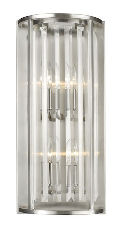Z-Lite Monarch 4 Light Wall Sconce 439-4S-BN