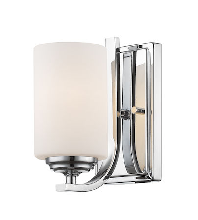 Z-Lite Bordeaux 1 Light Wall Sconce 435-1S-CH