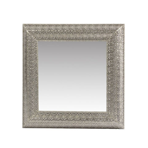 The Urban Port Sophisticated Silver Metal Mirror Frame by Urban Port