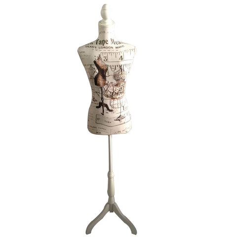 The Urban Port Vintage Print Style Mannequin by Urban Port