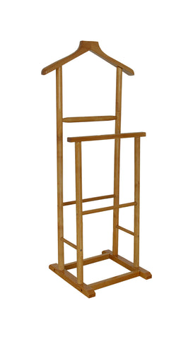 The Urban Port Antiqued Double  Men Suit Valet Stand with Suit Hanger by Urban Port