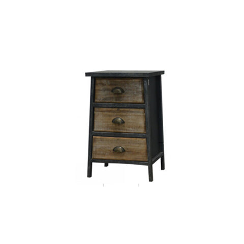 The Urban Port Contemporary Three Drawer Cabinet by Urban Port