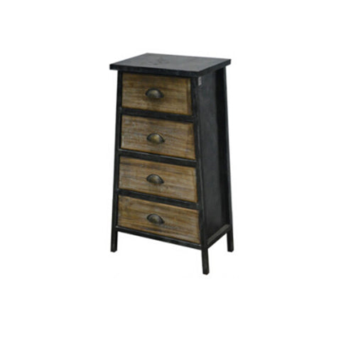 The Urban Port Contemporary Four Drawer Cabinet by Urban Port