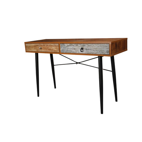 The Urban Port Antiqued 2 Drawer Table by Urban Port