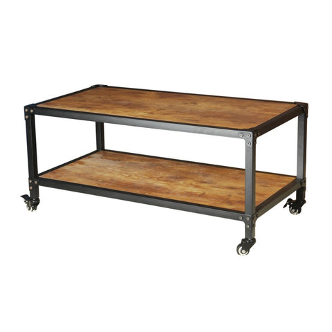 The Urban Port Antiqued Black Coffee Table by Urban Port