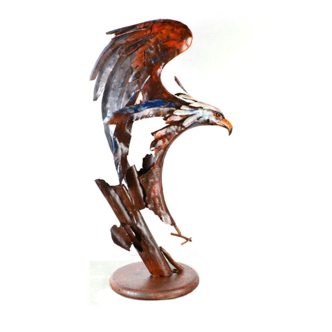 The Urban Port Flying Bird Metal Sculpture by Urban Port