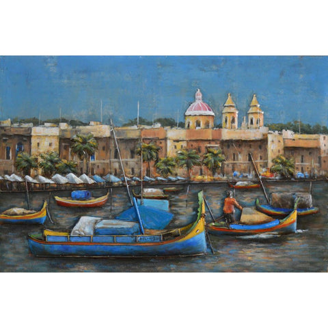 The Urban Port Nautical Retreat Metal Wall decor by Urban Port