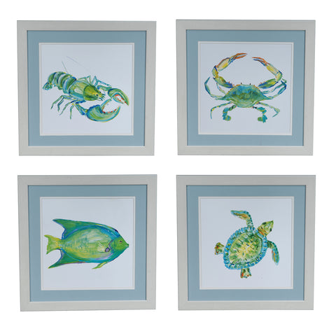 Crestview SEALIFE 1,2,3,4 SET 4 CVA3339