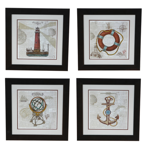 Crestview NAUTICAL COLLECTION 1,2,3,4 SET 4 CVA3343