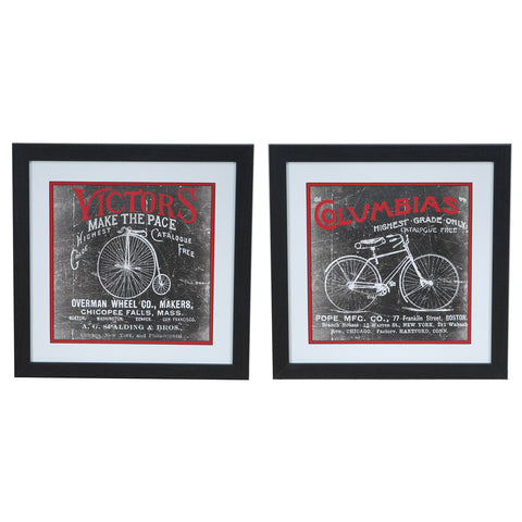 Crestview ANTIQUE BICYCLE 1 & 2 SET 2 CVA3345