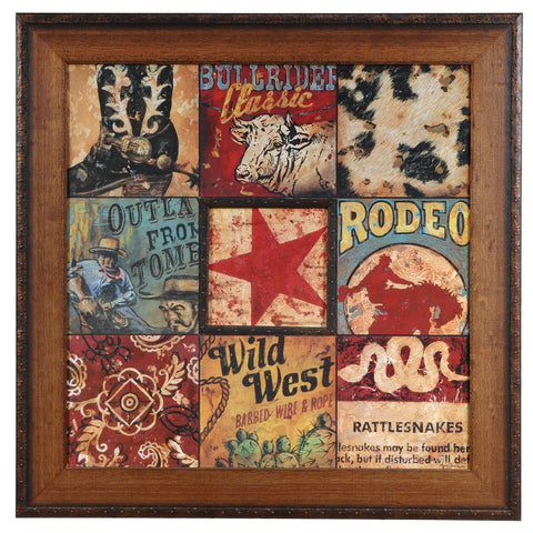Crestview COWBOY COLLAGE CVA3363
