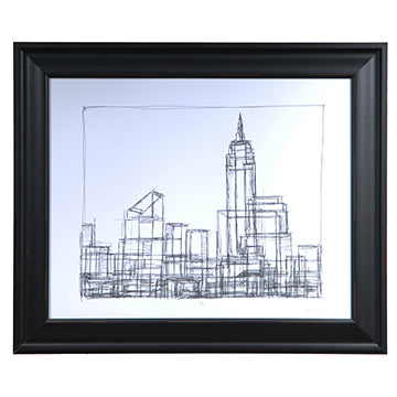 Crestview WIRE FRAME CITYSCAPE 1 CVA3413