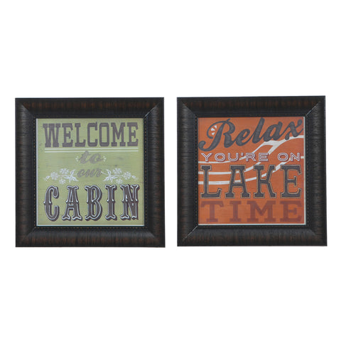 Crestview CABIN LIFE 1 & 8 (SET) CVA3568
