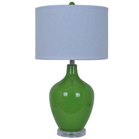 Crestview Avery Orange Table Lamp CVABS811D