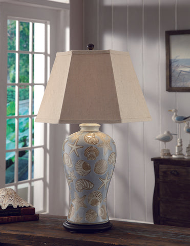 Crestview Seashell Table Lamp 32"Ht CVAP1610