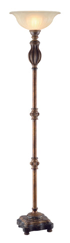 Crestview Avignon Torchiere Lamp CVAUP215R