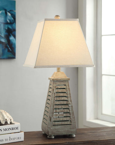 Crestview Shutter Tower Table Lamp CVAUP541