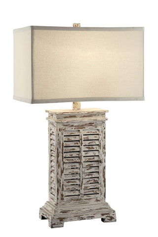 Crestview Antique Shutter Table Lamp CVAUP542
