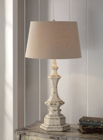 Crestview Wooden Column Table Lamp 34"Ht CVAUP739