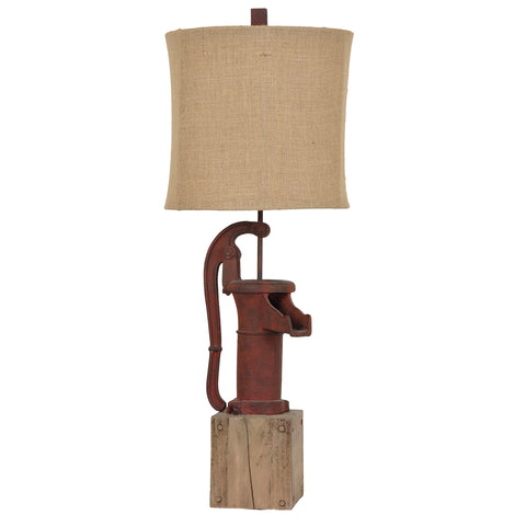 Crestview Antique Pump Table Lamp CVAVP262