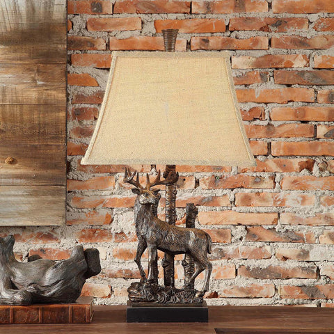 Crestview Deer Table Lamp CVAVP339